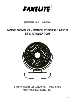 Preview for 1 page of Fanelite WT-F44 User Manual, Installing And Operating Manual