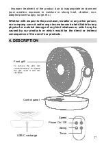 Preview for 27 page of Fanelite WT-F44 User Manual, Installing And Operating Manual