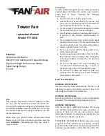 FanFair FTF-3010 Instruction Manual preview