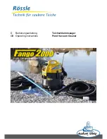 Fangotec Fango 2000 Operating Instructions Manual предпросмотр