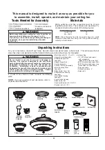 Preview for 4 page of Fanimation 629917 Owner'S Manual