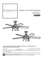 Fanimation AIREDROP LP7653 Series Manual preview