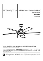 Fanimation AireDrop LP7654LBL Manual предпросмотр