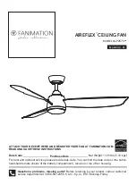 Preview for 1 page of Fanimation AIREFLEX LP7675 Series Manual