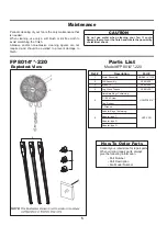 Preview for 5 page of Fanimation Arden FP8014 220 Series Owner'S Manual