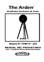 Preview for 7 page of Fanimation Arden FP8014 220 Series Owner'S Manual