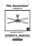 Preview for 1 page of Fanimation Ascension FP6717 series Owner'S Manual