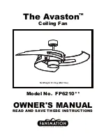 Preview for 1 page of Fanimation Avaston FP6210 Owner'S Manual