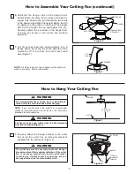 Preview for 7 page of Fanimation Benito FP8003 220 Series Owner'S Manual