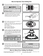 Preview for 12 page of Fanimation Benito FP8003 220 Series Owner'S Manual