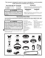 Preview for 4 page of Fanimation BENITO v2 FP8003B Series Owner'S Manual