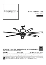 Fanimation BLITZ LP8377 Series Manual предпросмотр