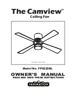 Предварительный просмотр 1 страницы Fanimation Camview FP6225BL Owner'S Manual