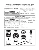 Предварительный просмотр 4 страницы Fanimation Camview FP6225BL Owner'S Manual