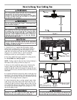 Preview for 6 page of Fanimation Draco FP3220 Series Owner'S Manual