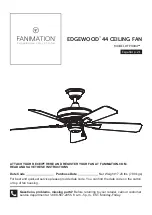 Fanimation EDGEWOOD FP9044 Series Instructions Manual preview