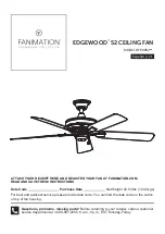 Fanimation EDGEWOOD FP9052 Series Manual preview