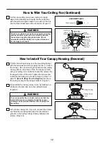 Preview for 12 page of Fanimation EDGEWOOD FP9060 Series Instructions Manual