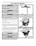 Предварительный просмотр 6 страницы Fanimation Edgewood  TF100 Series Owner'S Manual