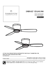 Fanimation EMBRACE FPS7955B Manual preview