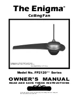 Fanimation Enigma FP2120 Series Owner'S Manual preview