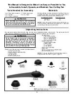 Preview for 3 page of Fanimation Enigma FP2120MG Owner'S Manual