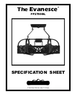 Preview for 1 page of Fanimation Evanesce FP2700BL Specification Sheet