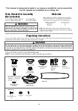 Preview for 4 page of Fanimation FLORID LP8300 Series Instruction Manual