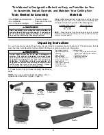 Предварительный просмотр 3 страницы Fanimation FP4620 Series The Zonix Owner'S Manual