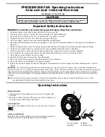 Preview for 1 page of Fanimation FP6252BN Operating Instructions