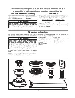 Предварительный просмотр 4 страницы Fanimation FP6728 Series Owner'S Manual