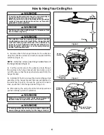 Preview for 6 page of Fanimation FP7900 Owner'S Manual