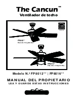 Предварительный просмотр 17 страницы Fanimation FP8012 series Owner'S Manual