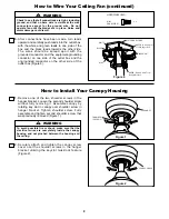 Preview for 8 page of Fanimation FP8050 The Quattro Owner'S Manual