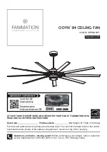 Fanimation FPD8159 Series Manual preview