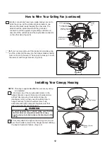 Preview for 12 page of Fanimation GLIDEAIRE FPD8520 Series Manual