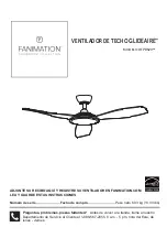 Preview for 21 page of Fanimation GLIDEAIRE FPD8520 Series Manual