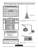 Fanimation HP120 Instruction Sheet preview