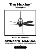 Fanimation Huxley FP5620 Series Owner'S Manual preview