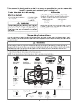 Preview for 4 page of Fanimation INFLUENCER FP3075 Series Manual