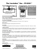 Preview for 2 page of Fanimation Involution FP4520 Series Specification Sheet