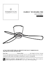 Preview for 1 page of Fanimation KLINCH FPS7681 Series Assembly Instructions Manual