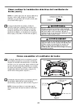 Preview for 28 page of Fanimation KLINCH FPS7681 Series Assembly Instructions Manual