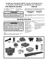 Preview for 3 page of Fanimation Kubix FP4420 Series Owner'S Manual