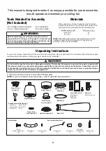 Preview for 4 page of Fanimation KUTE 52 FPD8534 Series Instructions Manual