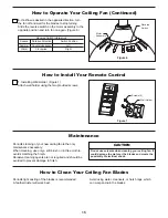 Предварительный просмотр 15 страницы Fanimation Kwad 44 FP7644 Series Manual