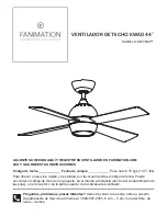 Предварительный просмотр 20 страницы Fanimation Kwad 44 FP7644 Series Manual