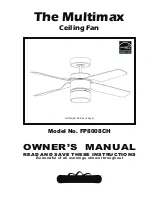 Fanimation Multimax FP8008CH Owner'S Manual preview