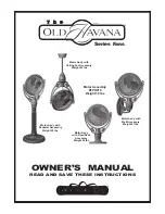 Preview for 1 page of Fanimation Old Havana FPH210 Owner'S Manual