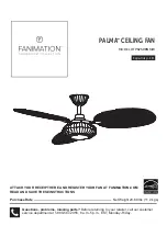 Preview for 1 page of Fanimation PALMA FP6258BNMW Manual